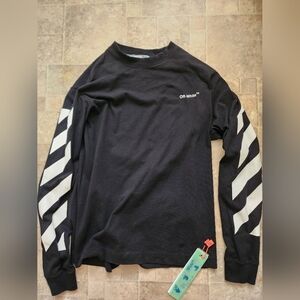 OFF-WHITE DIAG HELVETICA SHIRT SMALL